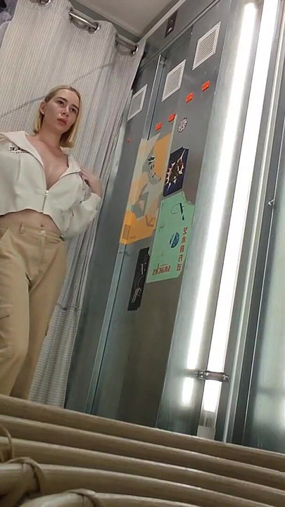Must-see moment from "Peeking Into the Dressing Room - Hot Girl Tries on Lingerie Just for You. Big Boobs  - Mirror Selfie"