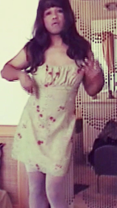 Vintage Jhazmeena In A Short Dress