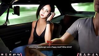 Double Homework Ep14 - Part 89 - Blowjob In The Car By MissKitty2K