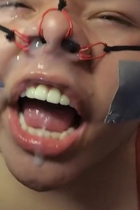 I Fuck Her Beautiful Face, I Cum Inside Her Nostrils and the Cum Comes Out of Her Mouth