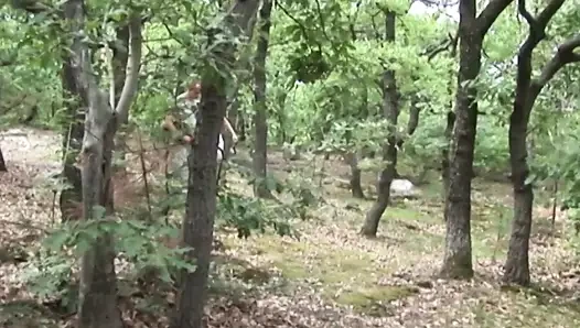 Alman açık havada sikici