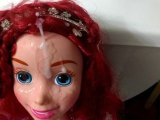 Ariel sirenita mi muñeca de tamaño cum homenaje