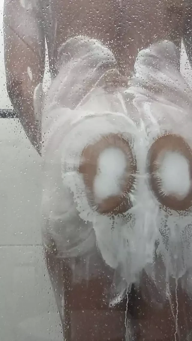 Sissy Boy Taking a Shower After Giving Her Ass to Her Owner