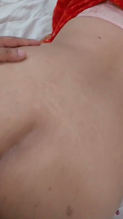 I was masturbating for the first time in my stepmother's bed beside | Clip 1