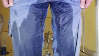 wetting jeans