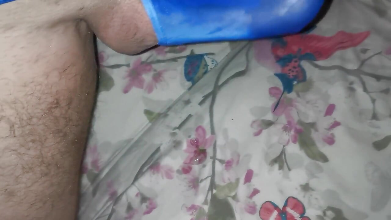 Cum in my blue thong
