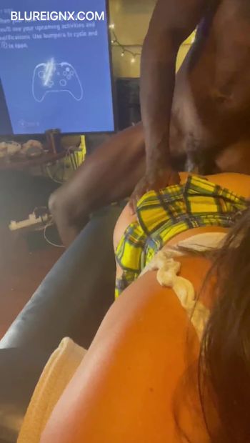 Interracial Anal After Chaturbate Show POV