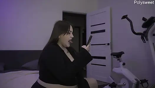 Porn story -  Call me Senhora while I'm fucking you with a strap-on!