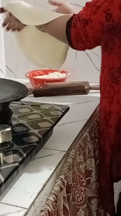 Indian step mom sex video in the kitchen | Clip 1