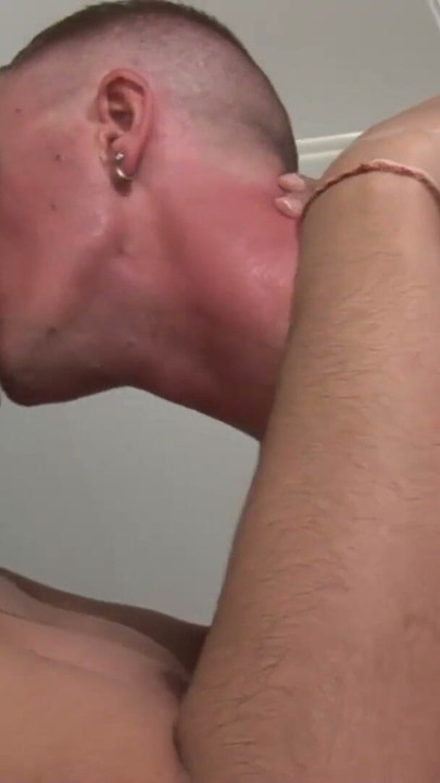 After bath the Shemale girlfriend get a stuffed asshole | Clip 1