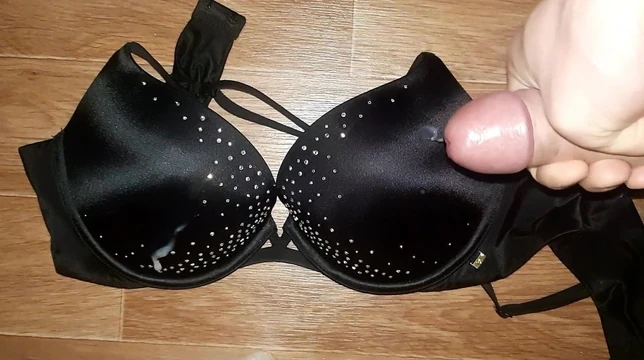not much cum on my girlfriend's bra