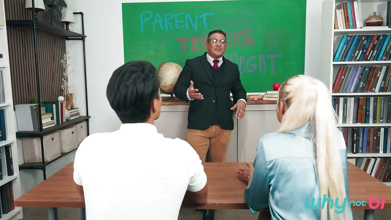 Whynotbi - It's Parent-teacher Night, and Teacher Draven Navarro Fucks Both Ken Ott and Cherry Kiss