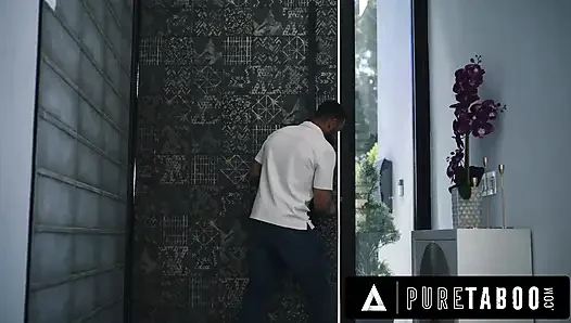 PURE TABOO Resentful Man Locks Stepbrother Outside & Sneaks In To Fuck His Stuck Wife Maddie Wren