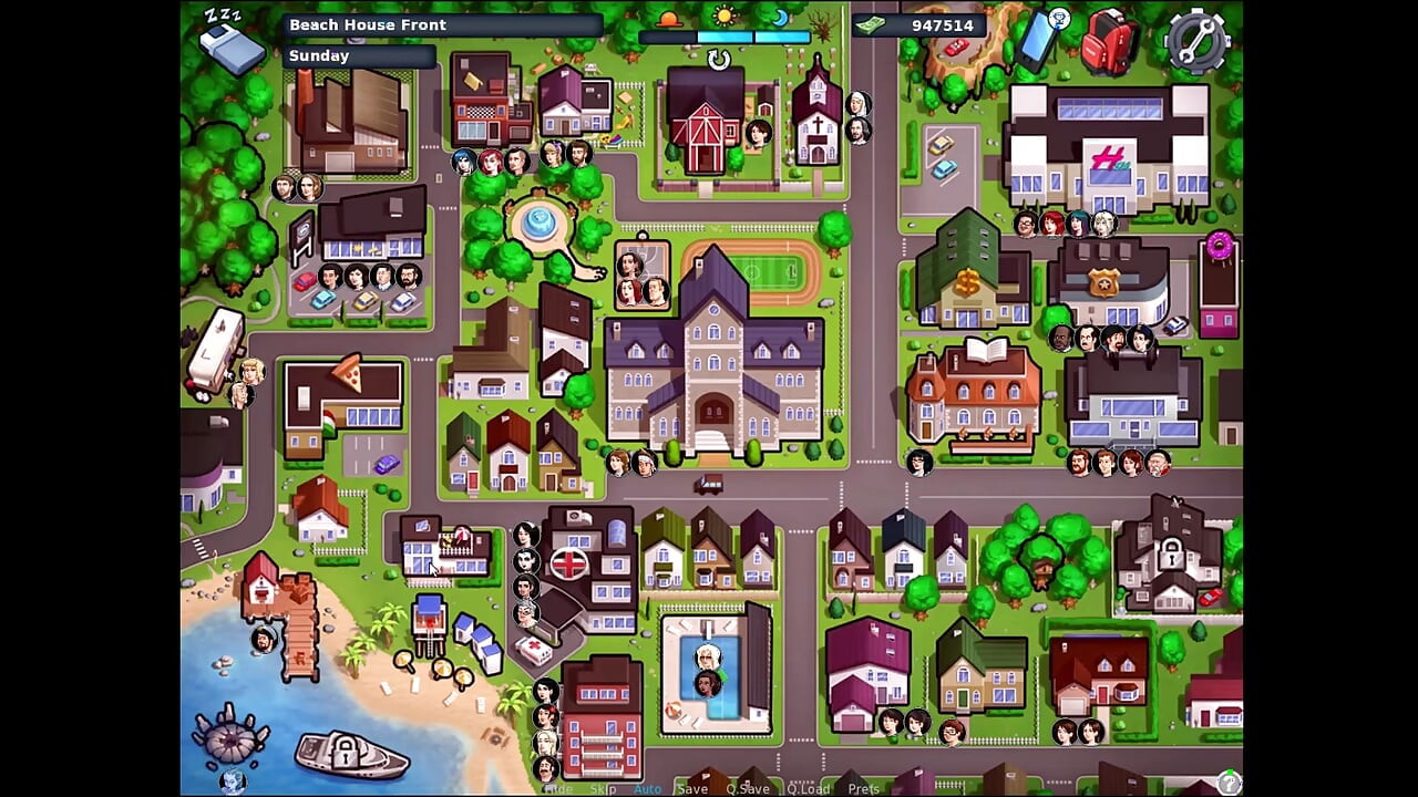 summertime saga - Jenny is pregnant again ... Odette had twinnies ... Johannes played spin the bottle with the ladies.