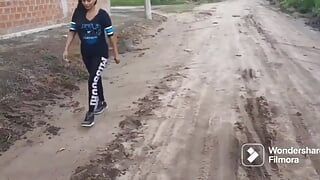 Cheap Little Whore Caught on the Street Gives Me up Her Ass Compilation
