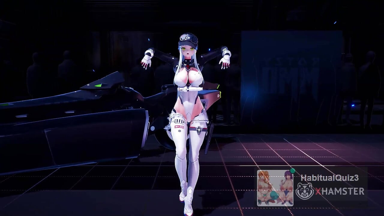 mmd r18 HK416 Klukai kancolle kantai cosplay ahegao tanz 3d-hentai in den arsch gefickt