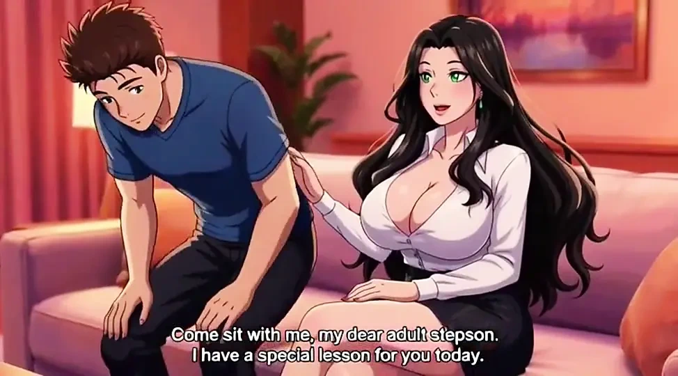 Mẹ kế dạy con trai riêng của mình cách tiếp theo bộ ngực to tự nhiên 3d anime