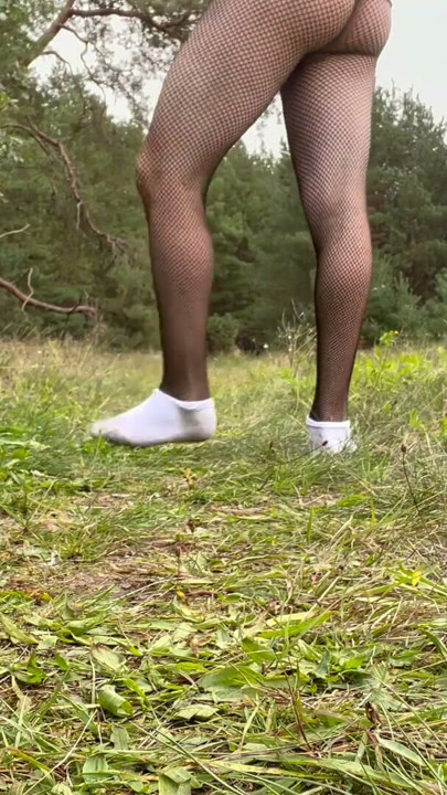Teen boy tease and show whats he have under skirt pantyhose No pants | Clip 1