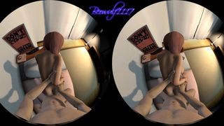 Honoka gibt die Kontrolle auf - Kamel-Stil Hentai VR-Porno-Video