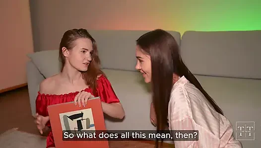 Tombul amcığın üzerinde tombul dudaklar. 4K HD Tim Team