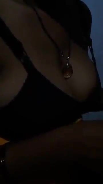 indian wife in black bra