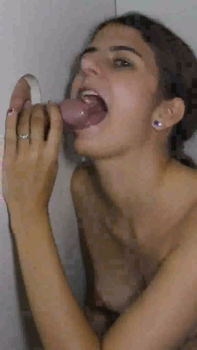 Middle Eastern Dark Nips GloryHole Swallower Slut | Clip 3