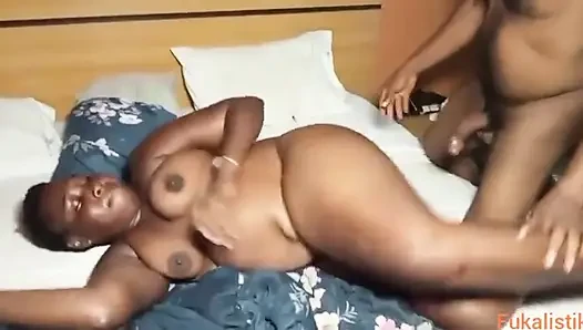 Horny Lesbian Also Wanted a Big Cock for Her Pussy and Fucks Her Bestie's Boyfriend (part 1)