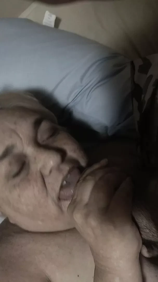 Granny’s double orgasm with stranger