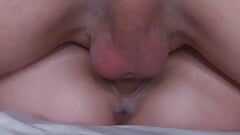 DEEP CREAMPIE with ass and balls pulsating