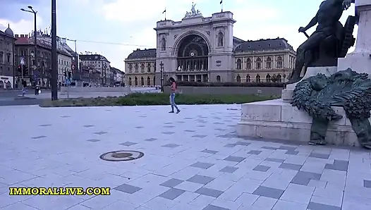 Busty gypsy gets clean cock she craves - Hot sweaty lost girl with big natural tits needs a shower