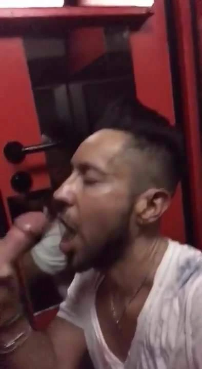 A gloryhole sucker