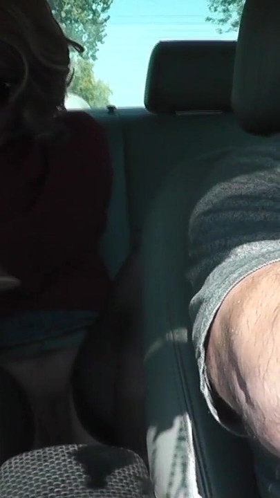 Memorable moment from "Sexy MILF in stocking without panties in public stopped taxi"