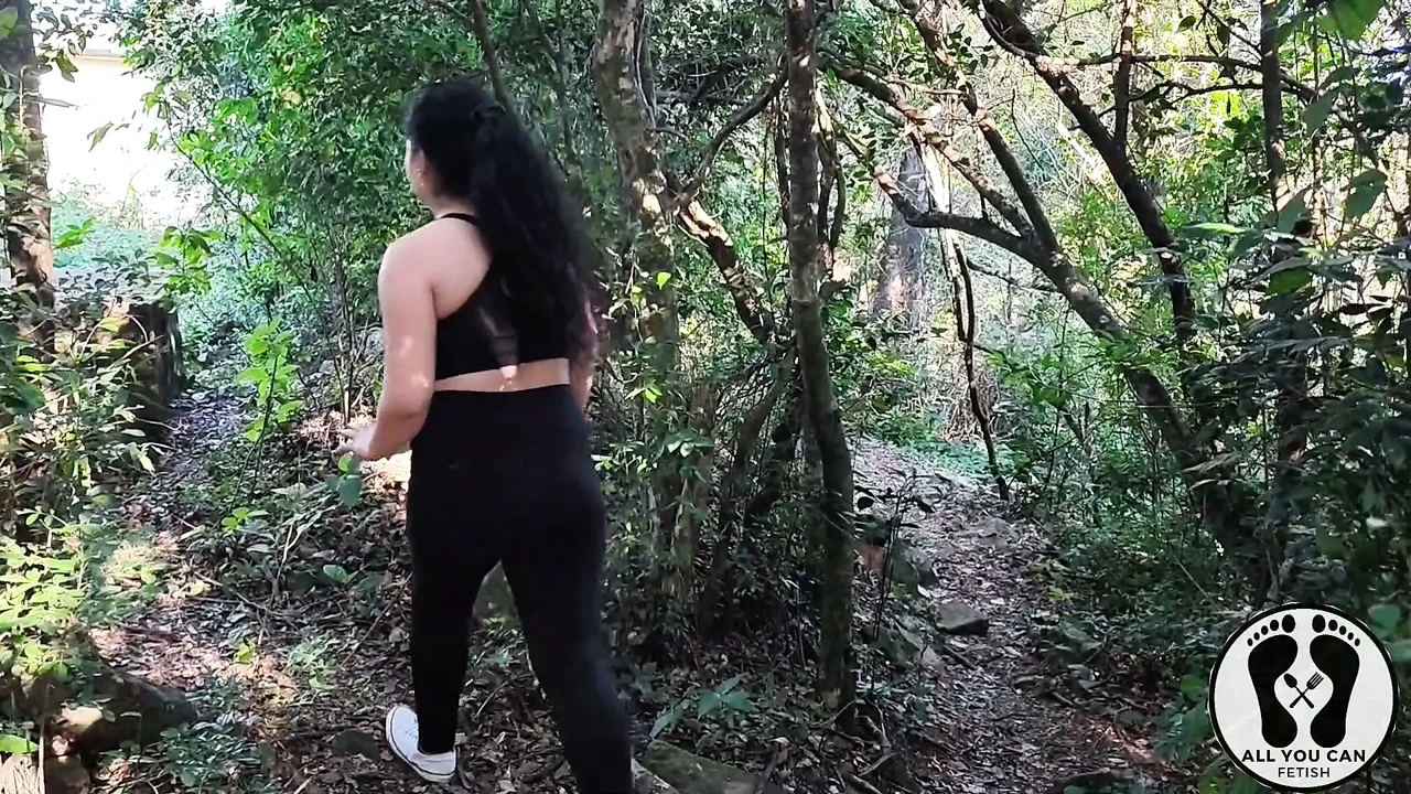 SEX IN THE FOREST OUTDOOR NAKED BUSTY GIRL ROUGH SEX AND FACIAL PART. 1