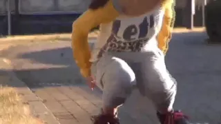 Japanese Girl Caught Pissing On Street