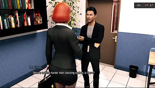 Alice a Hard Life #3 - Mrs. Gray Went to See Alice, Lily Wanted to Go Down on Alice While Liam Walked In