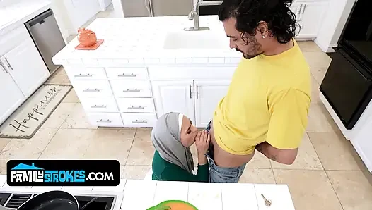 Thick Hijab Stepmom Kitty Valance Seduces And Fucks Her Lucky Stepson