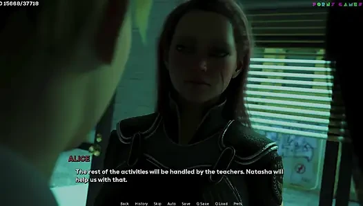 Shadows of Desire by Shamandev - College Cosplay Event, Classroom Masturbation 61