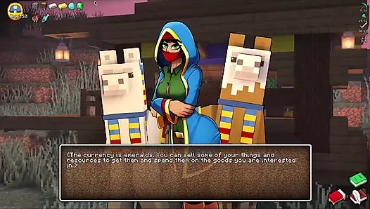 Alex Sucks Steve Through a Gloryhole! Sloppy Blowjob HornyCraft Minecraft Parody