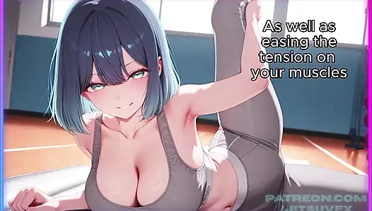 Akane Kurokawa нуждается в том, чтобы вы освободили ее от стресса!  Инструкция по дрочке (не даю дойти до оргазма, Paizuri, дрочка, фелляция, секс)