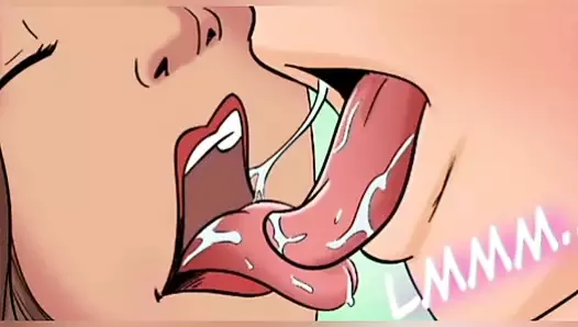Naughty tongue comic