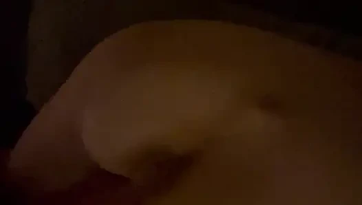 Penetrating her tight pussy from behind