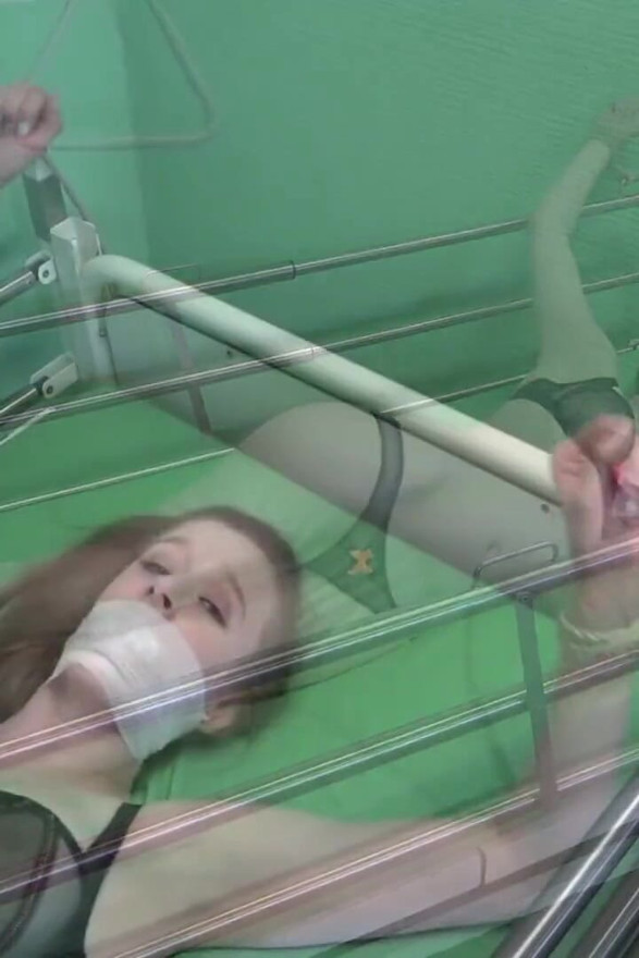 Cobie, bondage therapy for tall brunette beauty