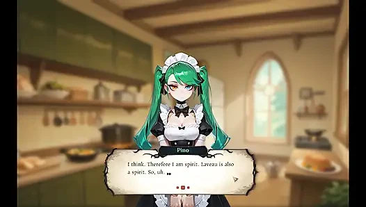 Hotel Tales Magic HENTAI Game Ep.2 SIREN BLOWJOB under the table end with a FACIAL HAPPY ENDING !