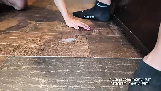 Cuckold husband shares his wife with a fat, ugly, bald guy