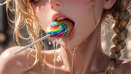 Lolipop yalama derlemesi, 3 boyutlu anime