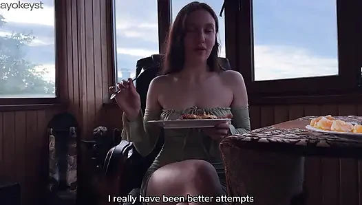I Invited an Old Friend to Dinner... The Best Anal in My Life. With conversations, POV