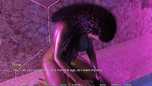 Follow the leader #2 the girls are touching each other