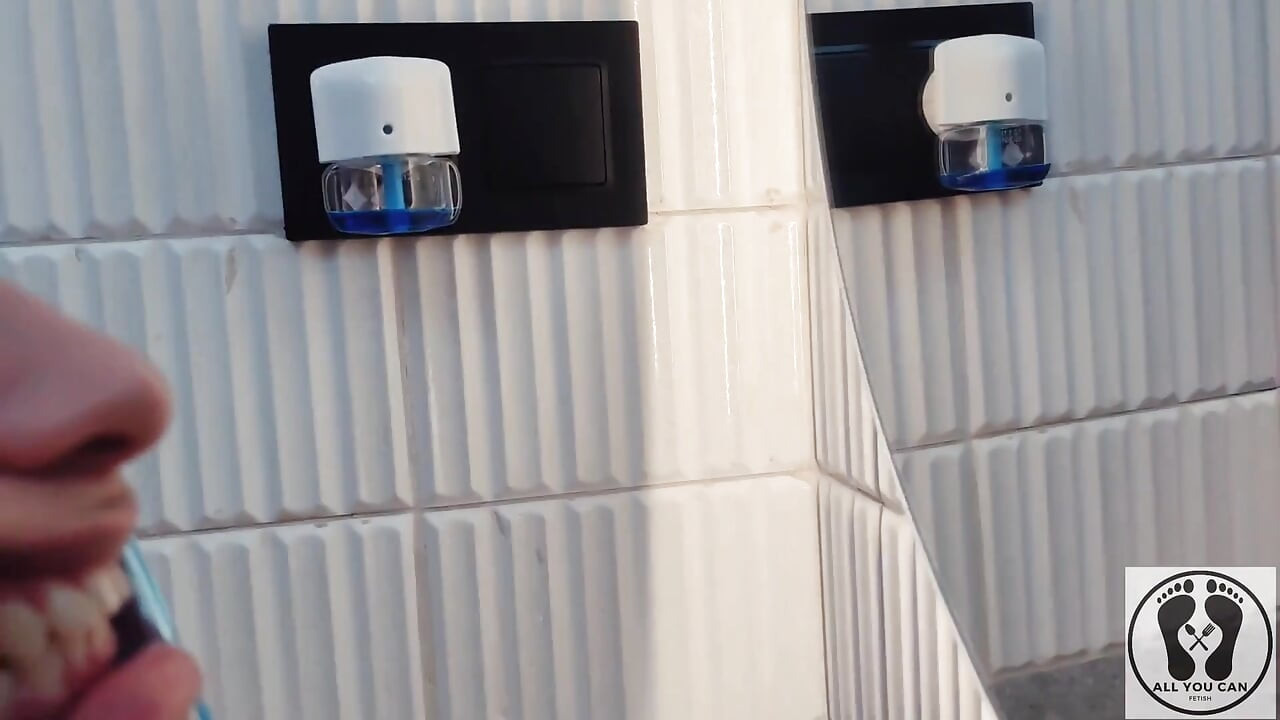 4k mondhygiënistenroutine mondfetisj close-up naakt