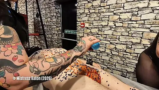 Double Domme Wax Play