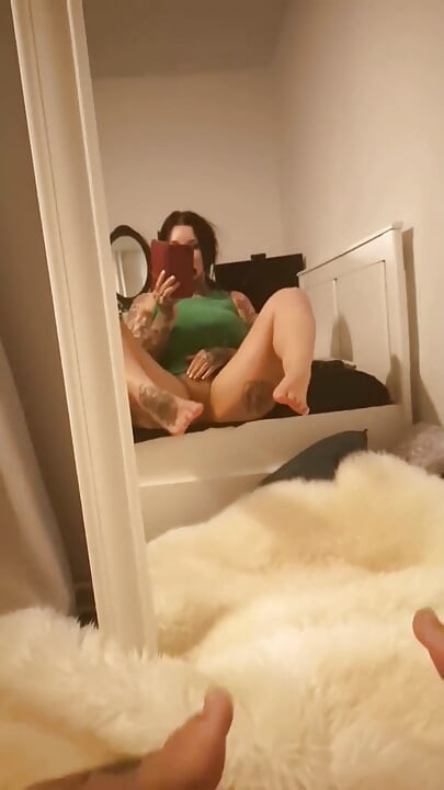 Feets... Pussy Tease and Mirror